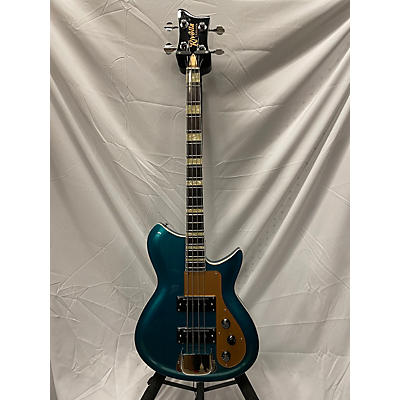 Used Rivolta Combinata Bass VII Adriatic Blue Metallic Electric Bass Guitar