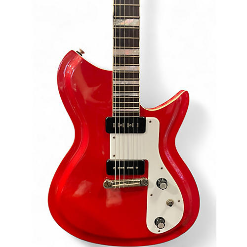Used Rivolta Combinata Red Solid Body Electric Guitar Red