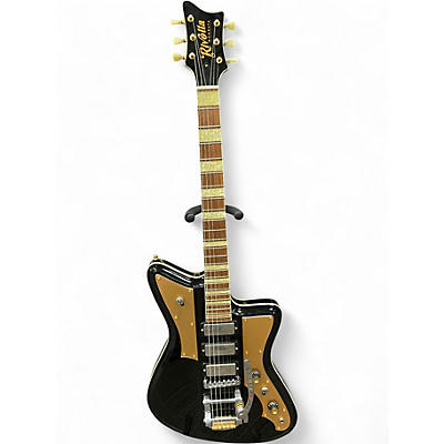 Used Rivolta MONDATA XVIII Black Solid Body Electric Guitar