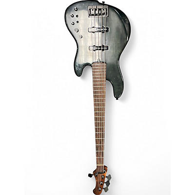 Used Rkm Custom  Dark Green Electric Bass Guitar