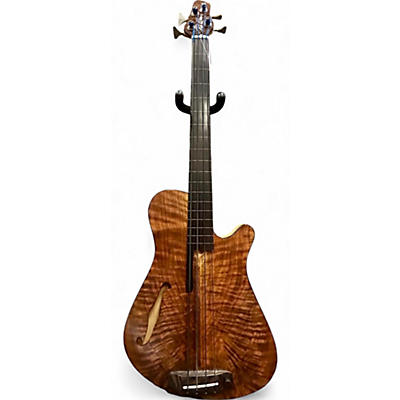 Used Rob Allen mouse 30 Spalted Maple Electric Bass Guitar