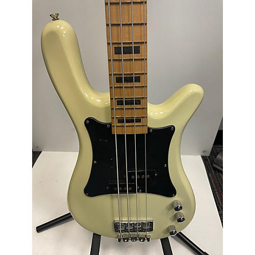 RockBass by Warwick Used RockBass By Warwick Adam Clayton Signature White Electric Bass Guitar White