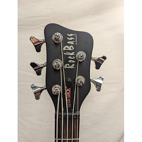 RockBass by Warwick Used RockBass By Warwick CORVETTE 5 STRING BASS Antique White Electric Bass Guitar Antique White