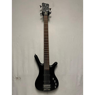 RockBass by Warwick Used RockBass By Warwick Corvette Black Electric Bass Guitar