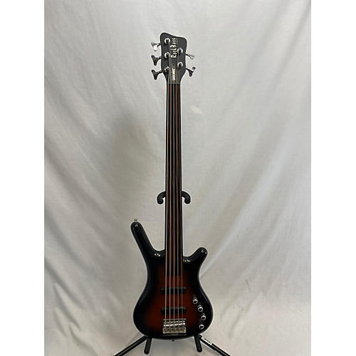 RockBass by Warwick Used RockBass By Warwick Corvette Classic 5 Almond Burst Transparent Electric Bass Guitar Almond Burst Transparent