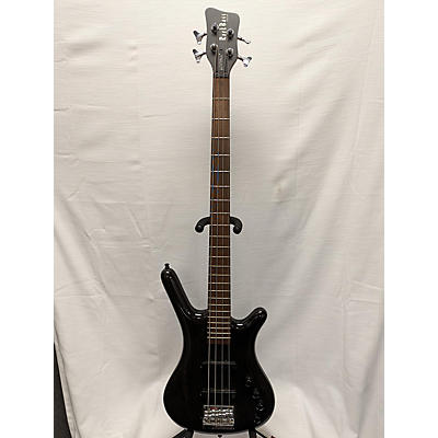 RockBass by Warwick Used RockBass By Warwick Corvette Trans Black Electric Bass Guitar