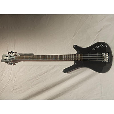 RockBass by Warwick Used RockBass By Warwick Corvette Trans Black Electric Bass Guitar