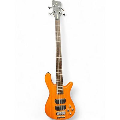 Used RockBass by Warwick CORVETTE 4 STRING ORANGE Electric Bass Guitar