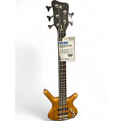 Used RockBass by Warwick CORVETTE 5 NATURAL Electric Bass Guitar