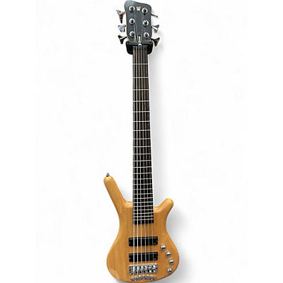 Used RockBass by Warwick CORVETTE 6 STRING NATURAL Electric Bass Guitar