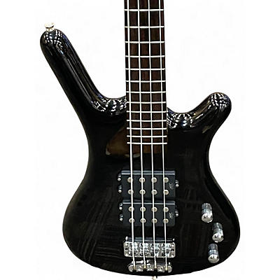 Used RockBass by Warwick CORVETTE $$ Black Electric Bass Guitar