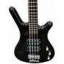 Used RockBass by Warwick CORVETTE $$ Black Electric Bass Guitar Black