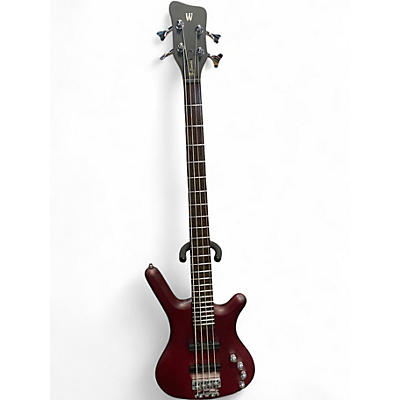 Used RockBass by Warwick CORVETTE  Burgundy Electric Bass Guitar