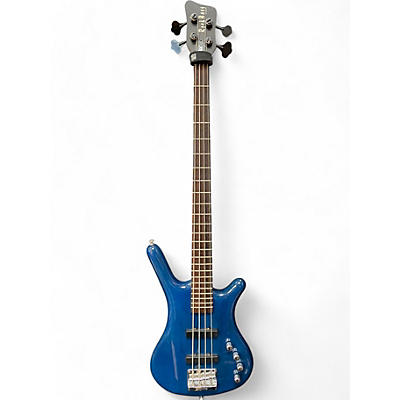 RockBass by Warwick Used RockBass by Warwick CORVETTE Trans Blue Electric Bass Guitar