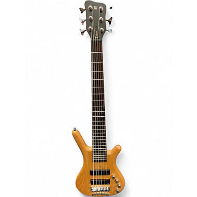Used RockBass by Warwick Corvette 6 Natural Electric Bass Guitar