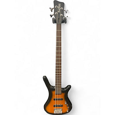 Used RockBass by Warwick Corvette Active 2 Tone Sunburst Electric Bass Guitar
