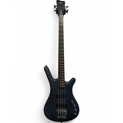 Used RockBass by Warwick Corvette Basic 4-string satin trans blue Electric Bass Guitar