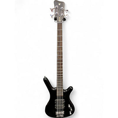 Used RockBass by Warwick Corvette $$ Black Electric Bass Guitar
