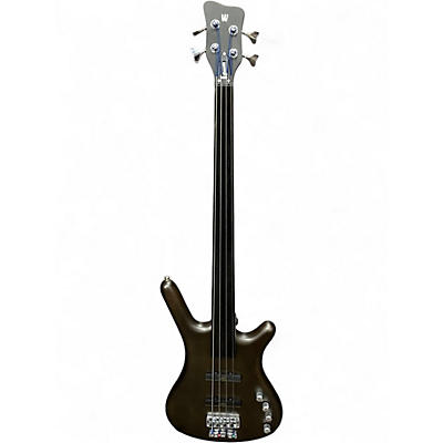 Used RockBass by Warwick Corvette  Black Electric Bass Guitar