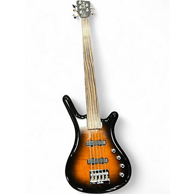 Used RockBass by Warwick Corvette Fretless Sunburst Electric Bass Guitar