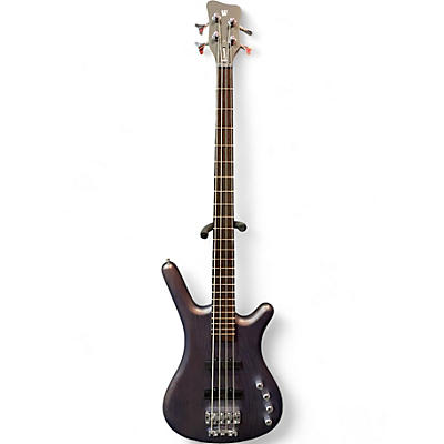 Used RockBass by Warwick Corvette Nirvana Black Transparent Satin Electric Bass Guitar