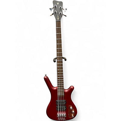 Used RockBass by Warwick Corvette Trans Red Electric Bass Guitar