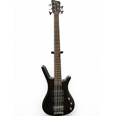 Used RockBass by Warwick RockBass Corvette $$ 5 Nirvana Black Electric Bass Guitar