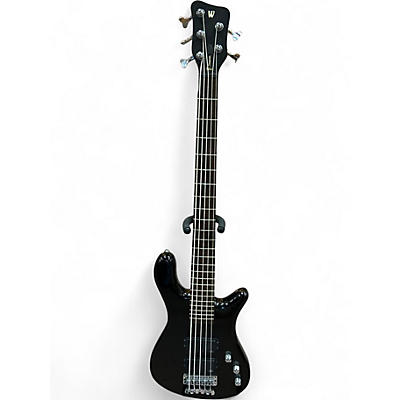 Used RockBass by Warwick STREAMER RBH Black Electric Bass Guitar