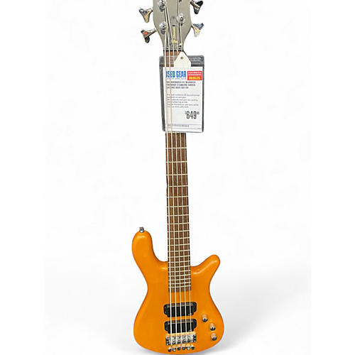 Used RockBass by Warwick STREAMER STANDARD Amber Electric Bass Guitar Amber