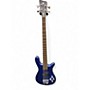 Used RockBass by Warwick Streamer 4XL Metallic Blue Electric Bass Guitar Metallic Blue