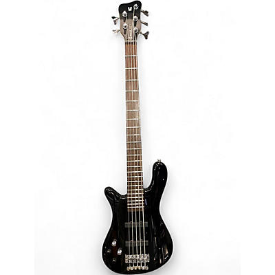 Used RockBass by Warwick Streamer LX 5 LH Gloss Black Electric Bass Guitar