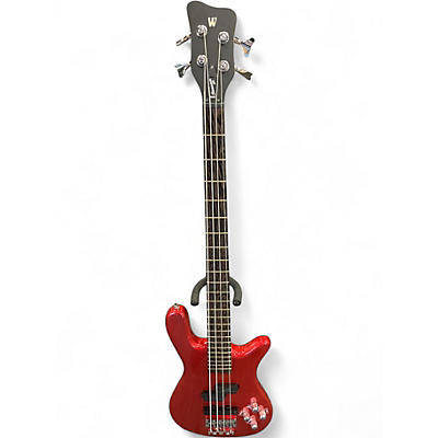 Used RockBass by Warwick Streamer LX Red Electric Bass Guitar