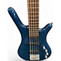 Used RockBass by Warwick Streamer LX5 Trans Blue Electric Bass Guitar Trans Blue