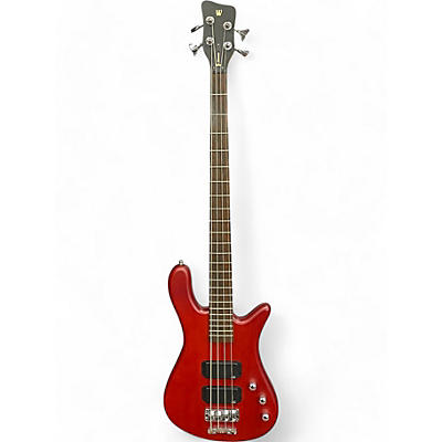 RockBass by Warwick Used RockBass by Warwick Streamer Red Electric Bass Guitar