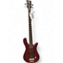 Used RockBass by Warwick Streamer Standard 4 Maroon Electric Bass Guitar Maroon