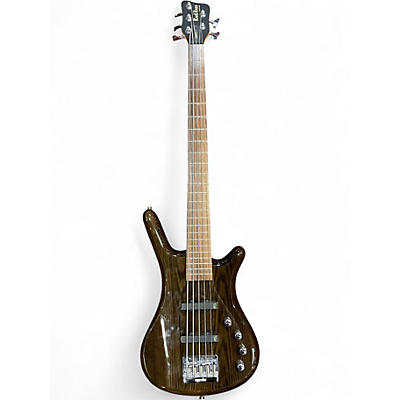 Used RockBass by Warwick corvette 5 classic Natural Electric Bass Guitar