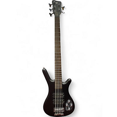 Used RockBass by Warwick corvette $$ Black Electric Bass Guitar