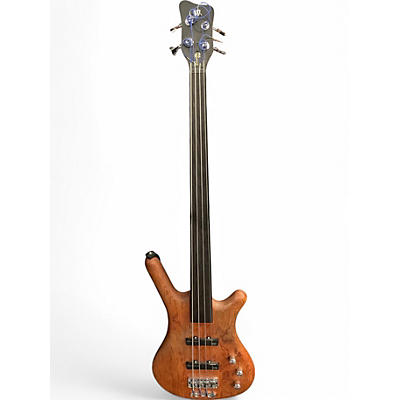 Used RockBass by Warwick fretless corvette natural Electric Bass Guitar