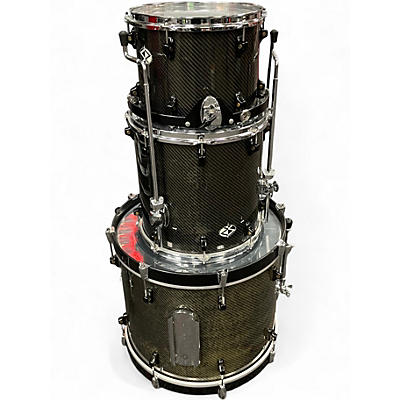 Used Rocket Shells 3 Piece Carbon Fiber Carbon Fiber Drum Kit