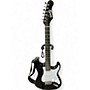 Used Rockjam STRATOCASTER ELECTRIC GUITAR Black and White Solid Body Electric Guitar Black and White