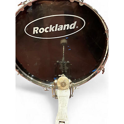 Used Rockland 2 Piece Drums blue Drum Kit