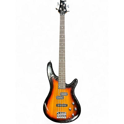 Used Rockstarz 4tb 3 Color Sunburst Electric Bass Guitar