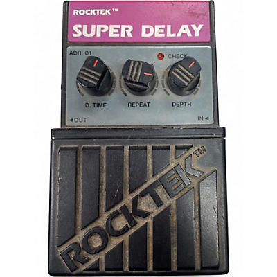 Used Rocktek SUPER DELAY Effect Pedal