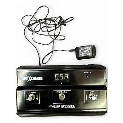 Used Rocktron MIDI XCHANGE MIDI Pedalboard