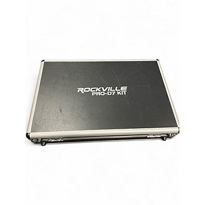 Used Rockville Pro D7 Kit Percussion Microphone Pack