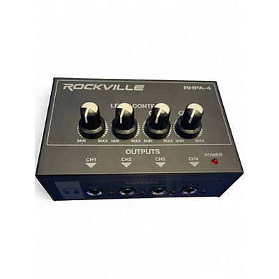Used Rockville RHPA4 Headphone Amp