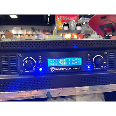 Rockville Used Rockville RPA16 10000 Watt DJ / Live Power Amplifier Power Amp