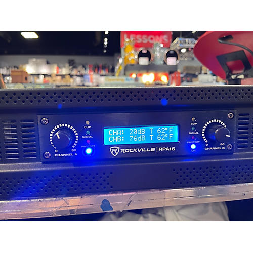 Rockville Used Rockville RPA16 10000 Watt DJ / Live Power Amplifier Power Amp