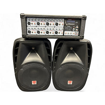 Used Rockville RPG2X12 Powered PA System Sound Package