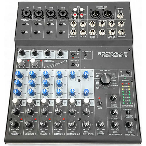 Rockville Used Rockville Rockmix 10FX Unpowered Mixer